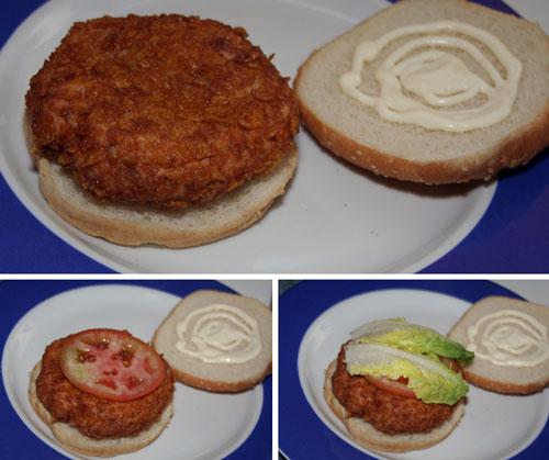preparar-la-Hamburguesa-Crispy-Chicken-(tipo-Burguer-King)