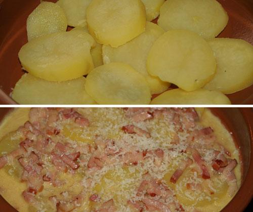 poner-las-Patatas-a-la-Carbonara-en-un-recipiente-para-horno
