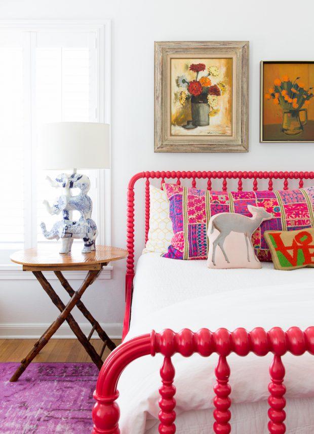 pintar cabecero rosa