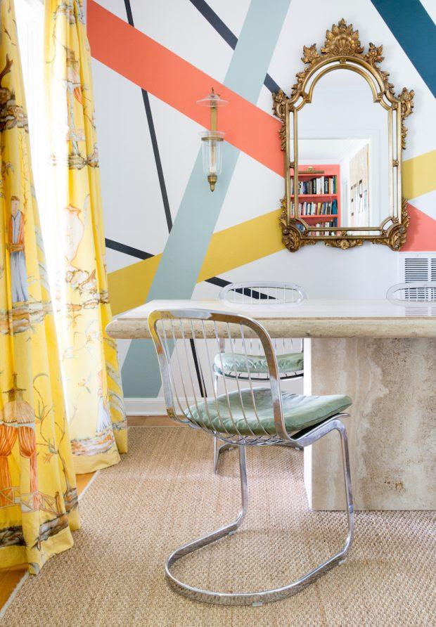 vintage mirror dinnind