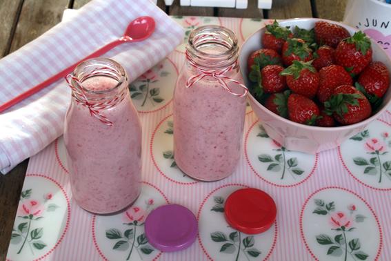 Smoothie de fresas 6
