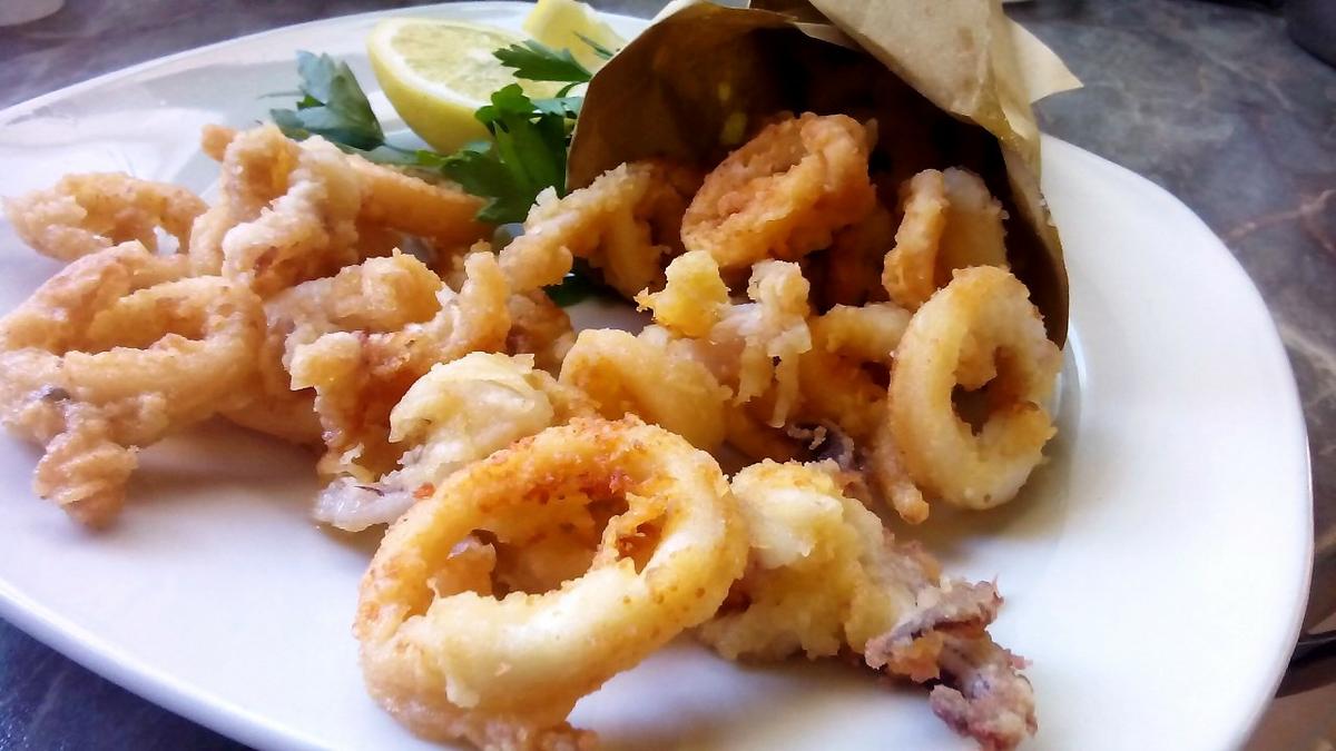 Fritura de calamares - Frittura di calamari - Fried squid