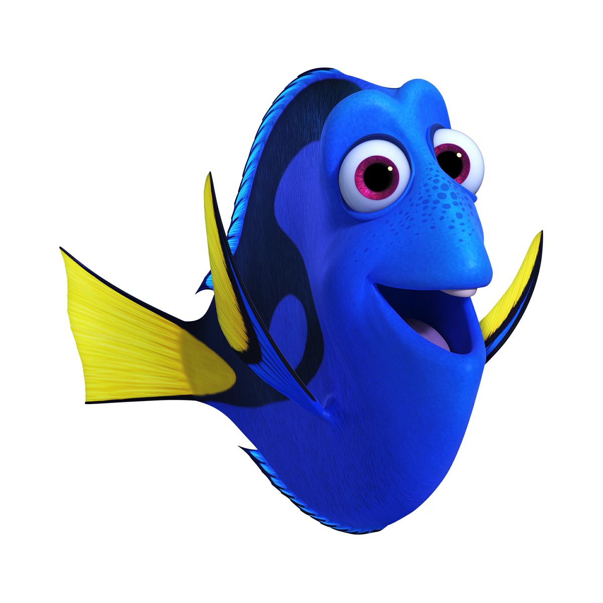 FINDING DORY - DORY (voice of Ellen DeGeneres) is a bright blue tang with a sunny personality. She suffers from short-term memory loss, which normally doesn’t upset her upbeat attitude—until she realizes she’s forgotten something big: her family. She’s found a new family in Marlin and Nemo, but she’s haunted by the belief that someone out there is looking for her. Dory may have trouble recalling exactly what—or who—she’s searching for, but she won’t give up until she uncovers her past and discovers something else along the way: self-acceptance. ©2016 DisneyPixar. All Rights Reserved.