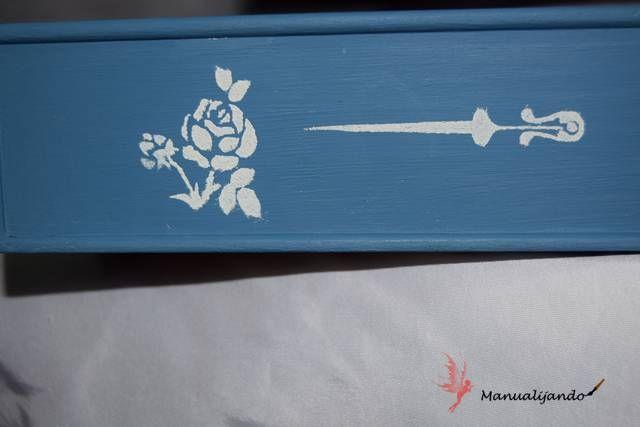 Restauración de un mueble para los abanicos 05