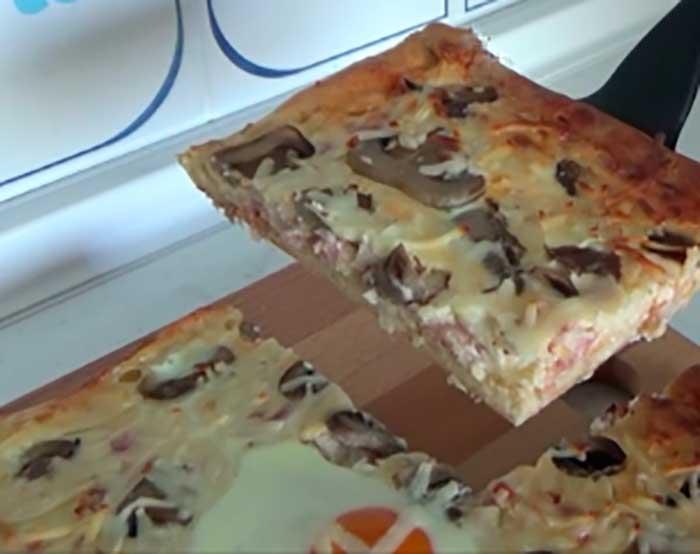 pizza carbonara