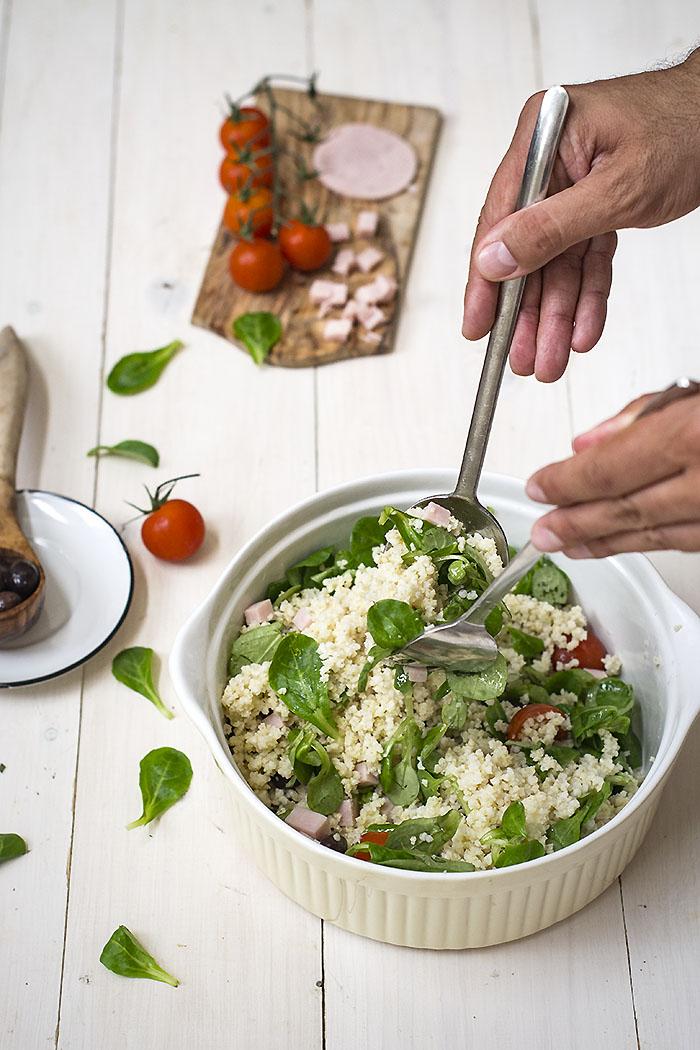 Ensalada de mijo y pavo P