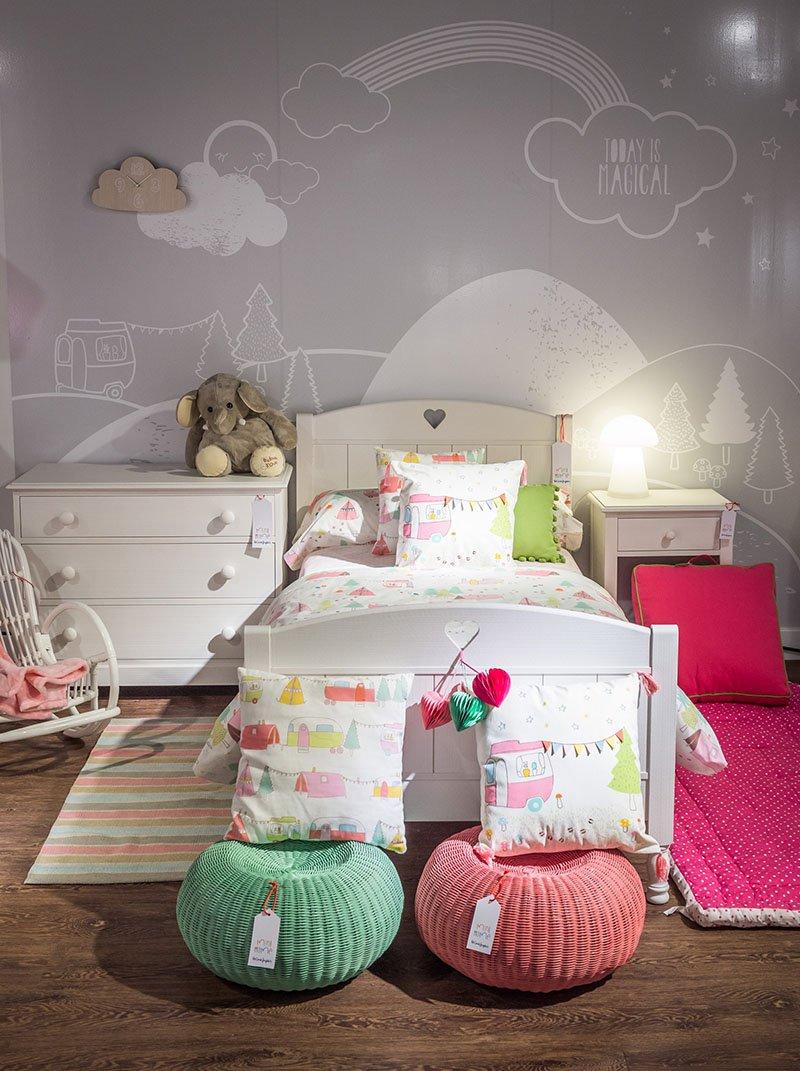 dormitorios infantiles de verano paredes creativas de El Corte Inglés