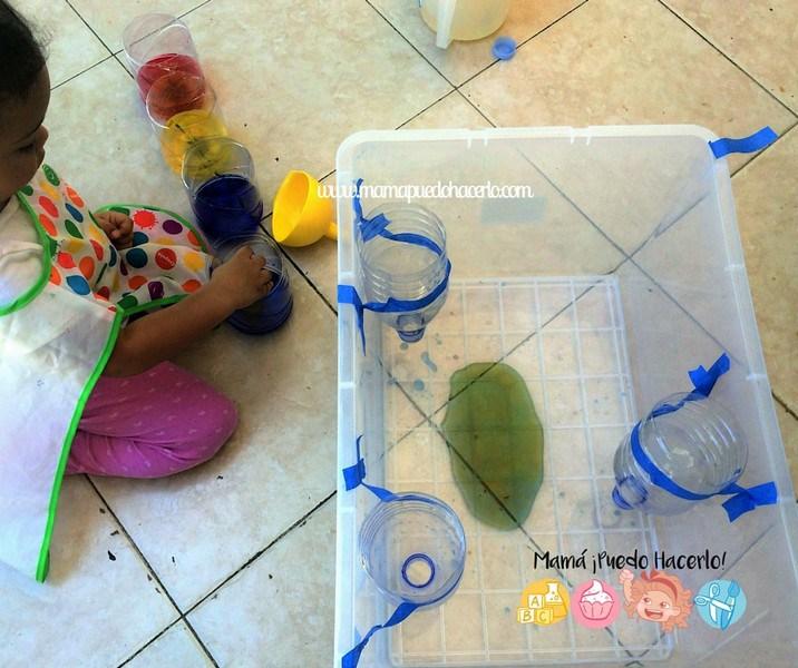 Trasvase de Agua de Colores 