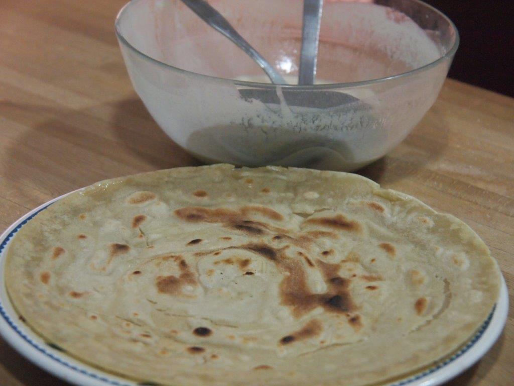 Testaroli sin cortar