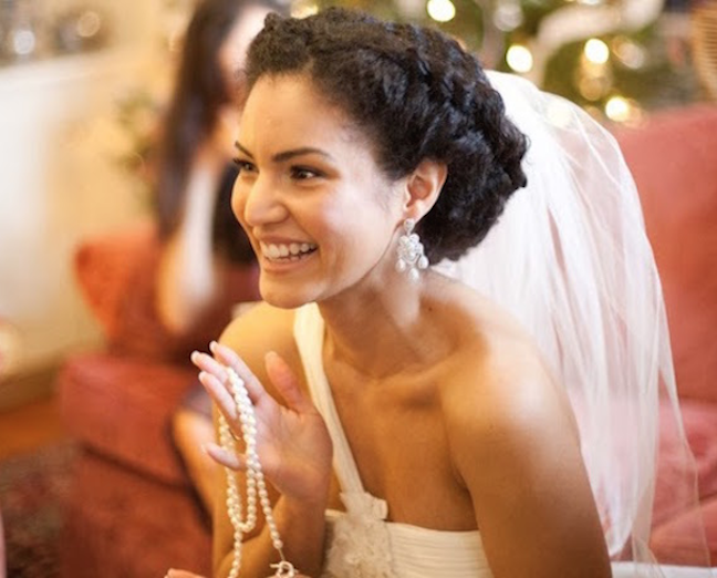 peinado en pelo afro