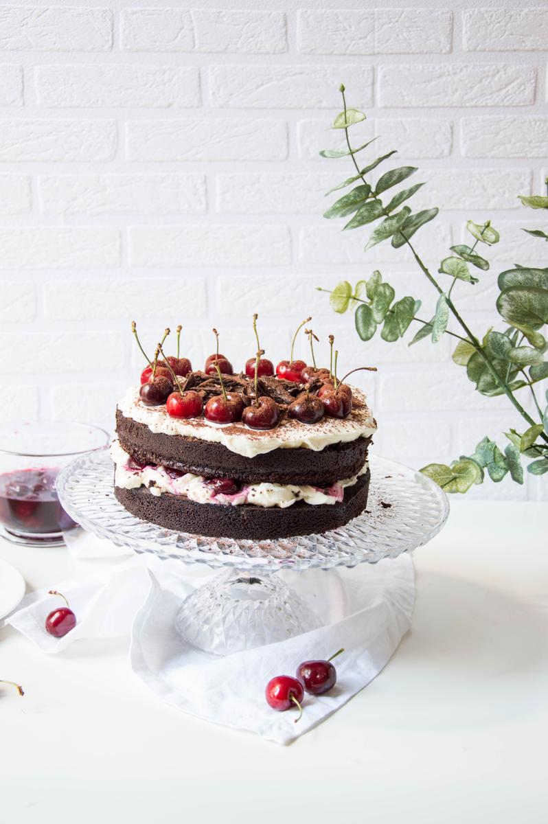 tarta chocolate y cereza_