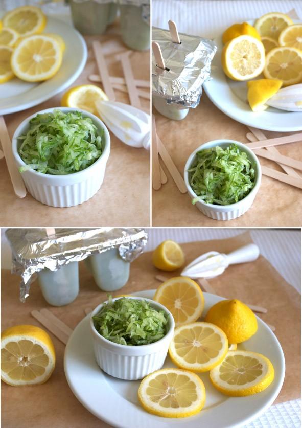 Lemonade Cucumber Spa Popsicles | MarlaMeridith.com