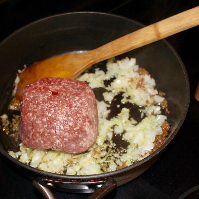 canelones carne y espinaca