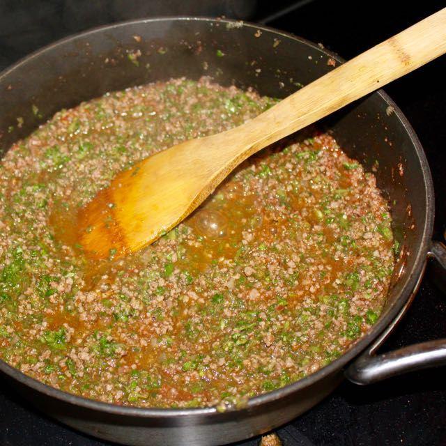 canelones carne y espinaca