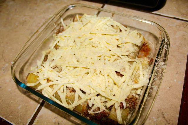 canelones carne y espinaca