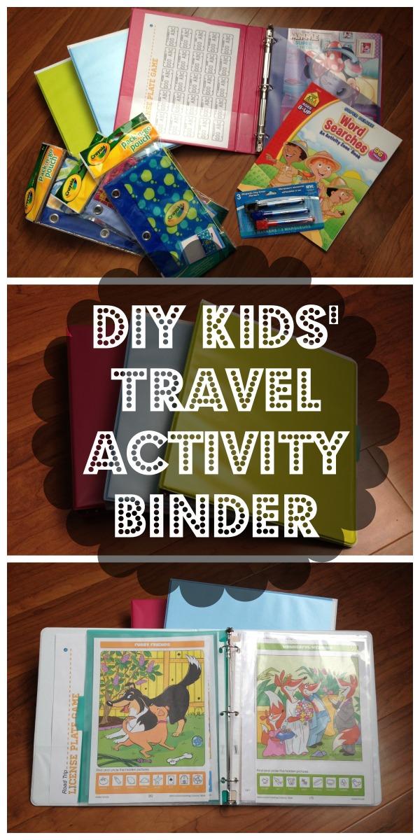 DIY Kids Travel Activity Binder