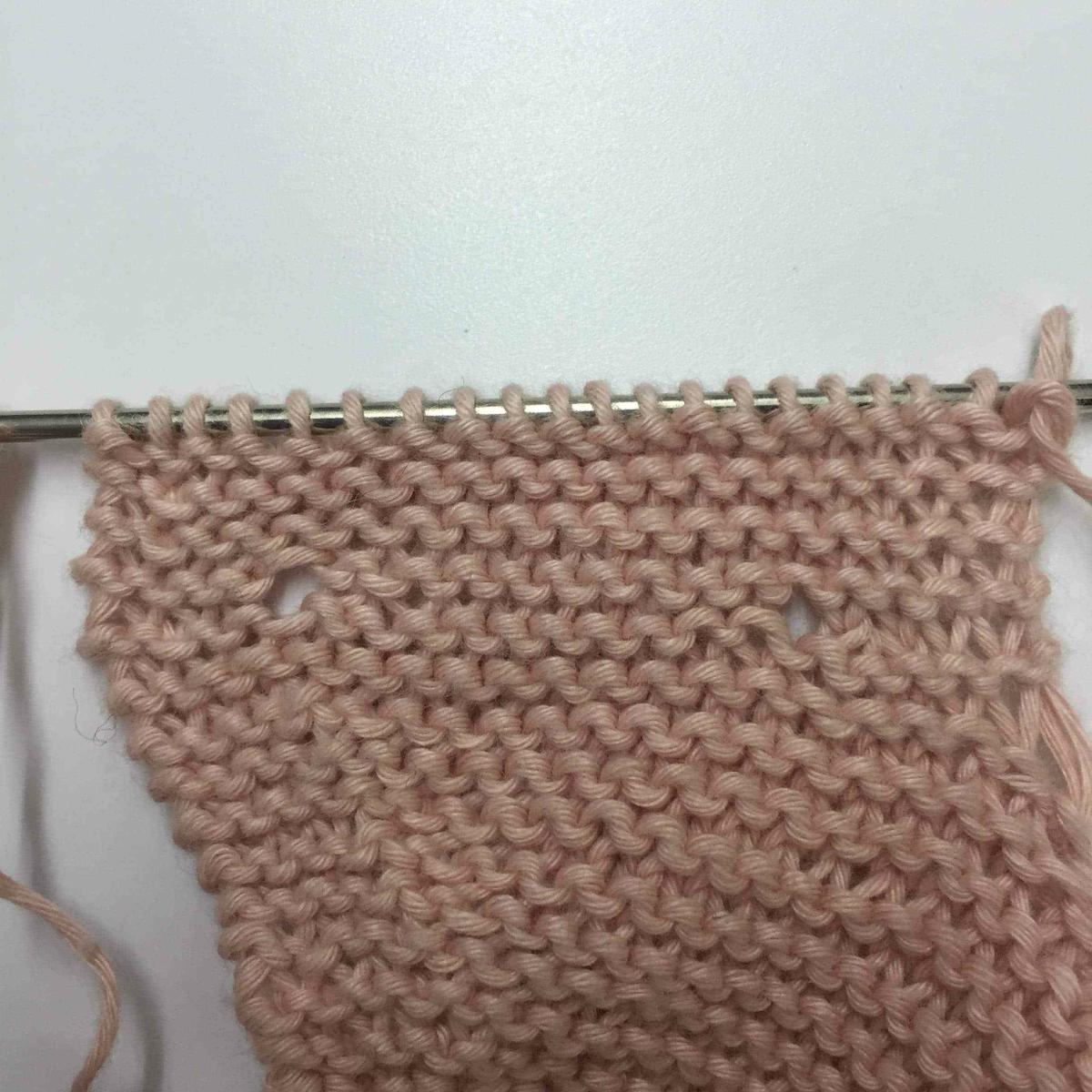 Ojales de patrón de chaqueta de ganchillo