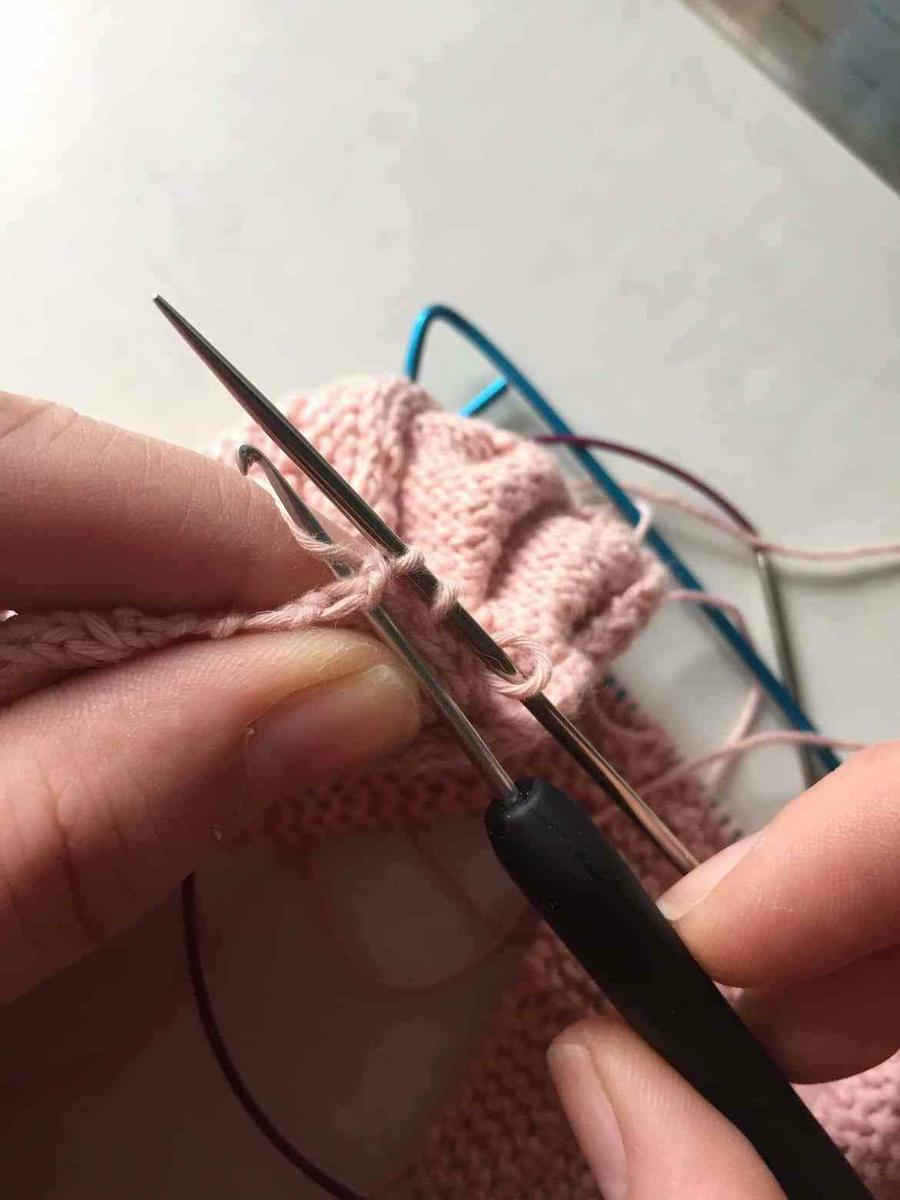 Como levantar puntos 1 chaqueta de ganchillo