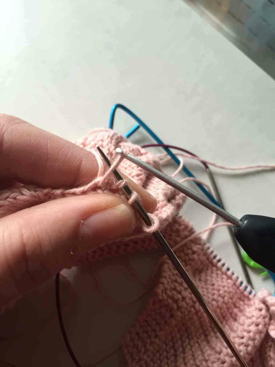 Como levantar puntos 3 chaqueta de ganchillo