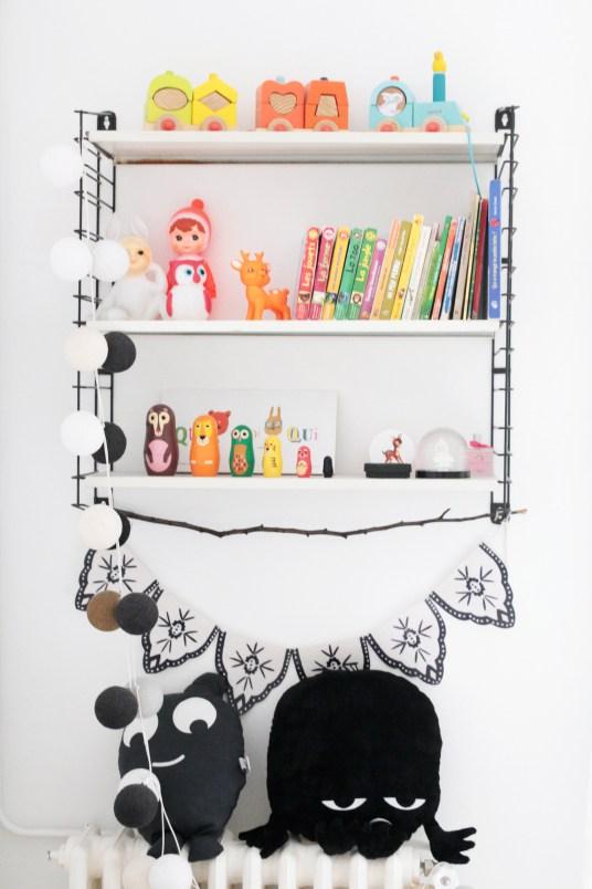 Estanteria dormitorio infantil