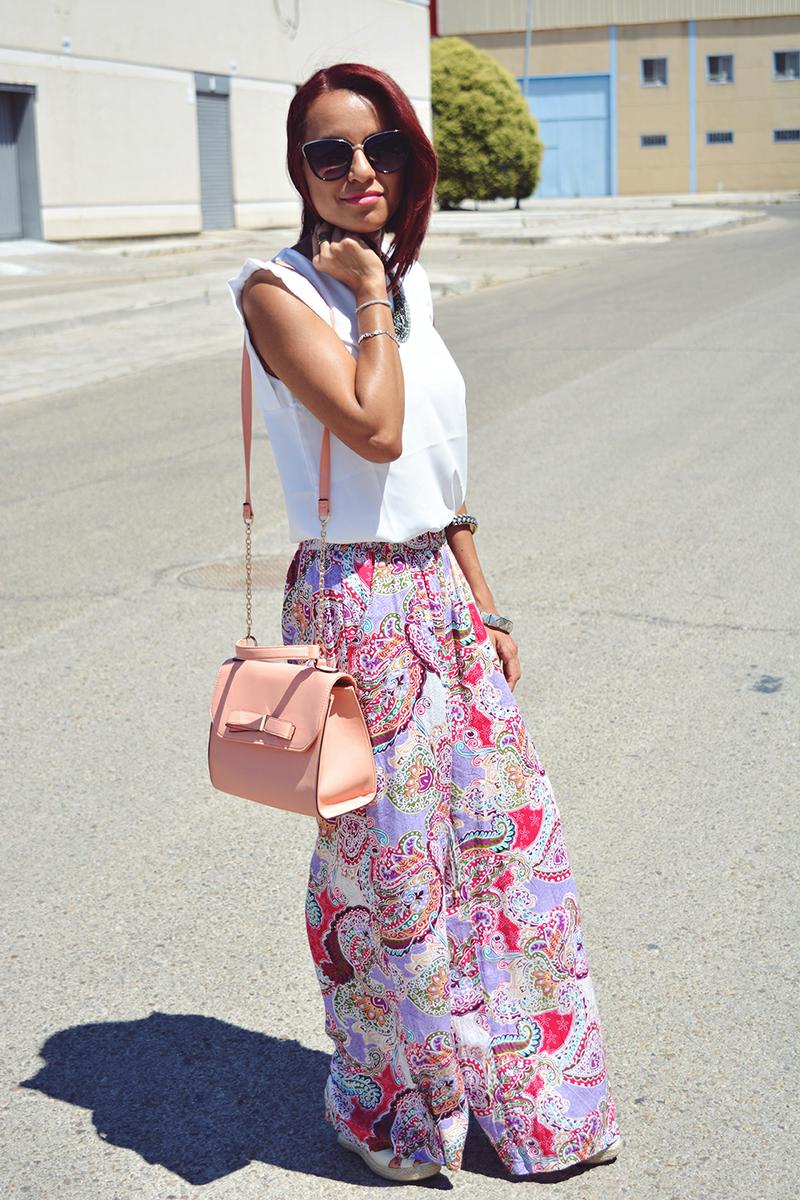 Look con pantalón palazzo 4