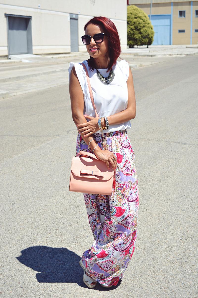 Look con pantalón palazzo 3