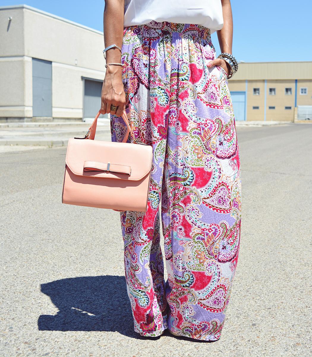 Look con pantalón palazzo 14