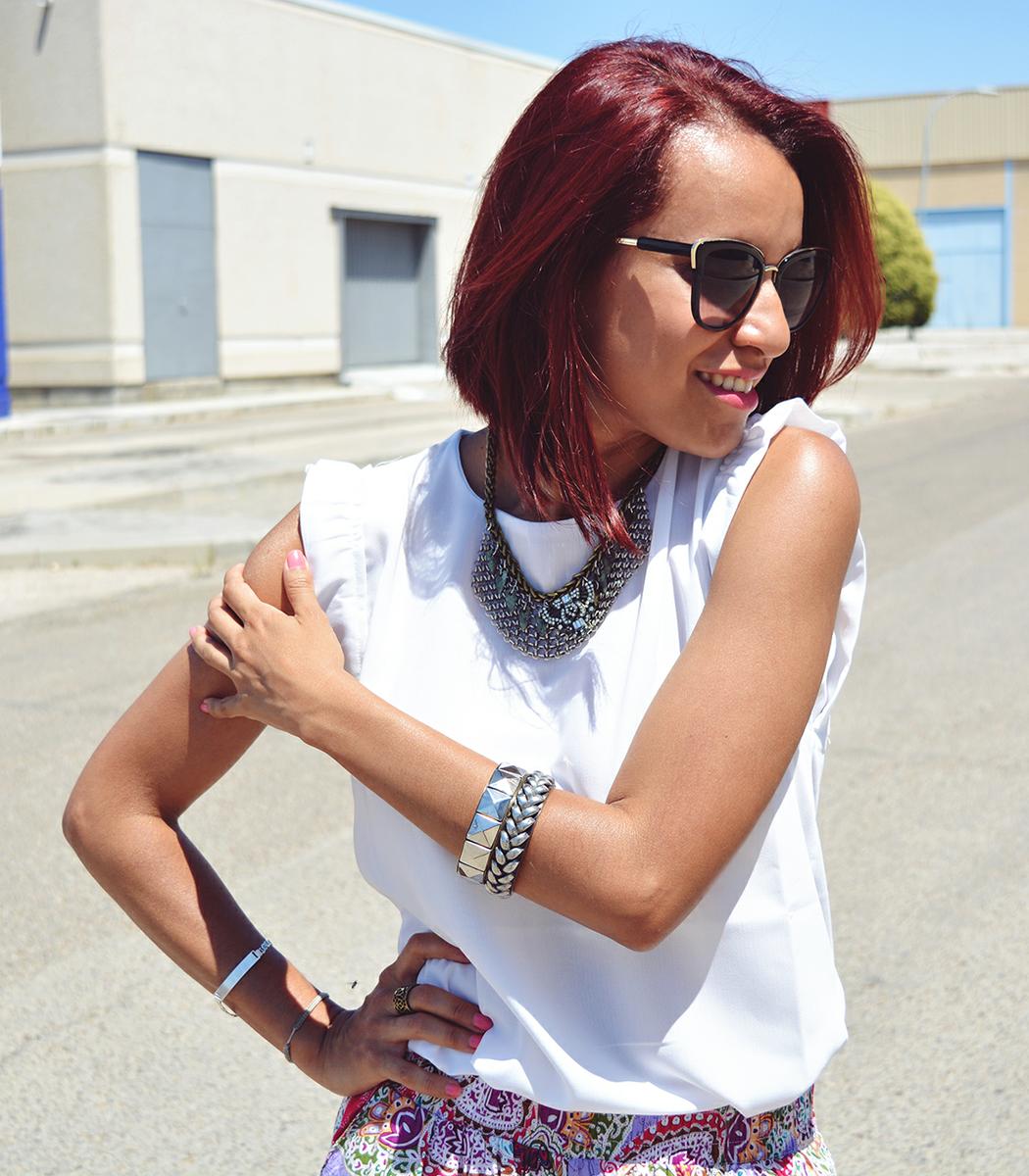 Look con pantalón palazzo 11