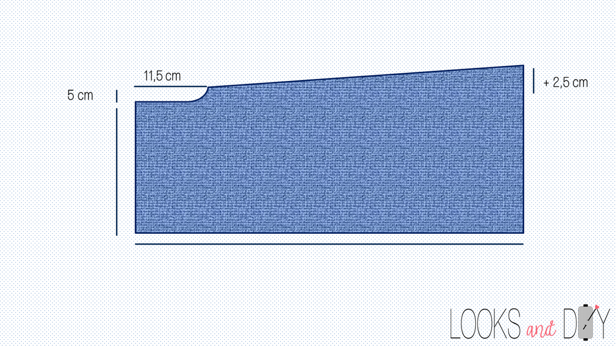 patron 2 DIY vestido sin hombros LOOKS AND DIY