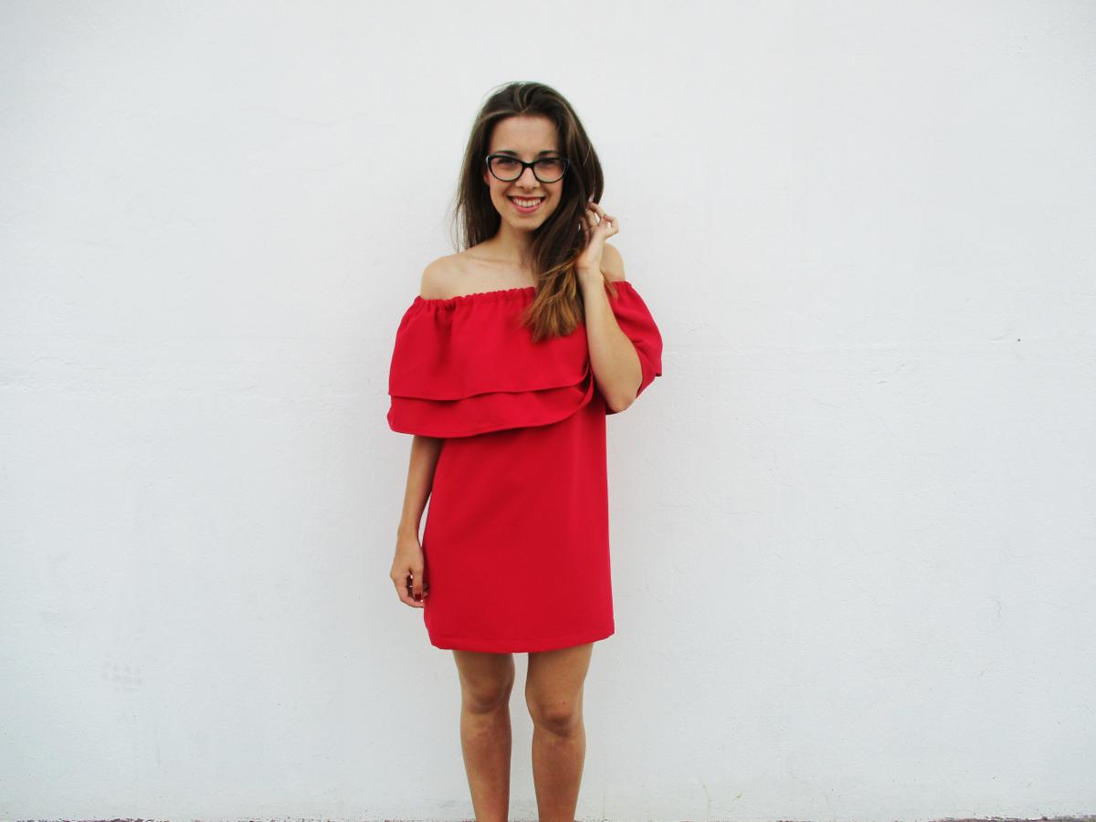 1 vestido sin hombros DIY