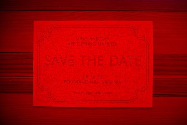 Invitación de boda.