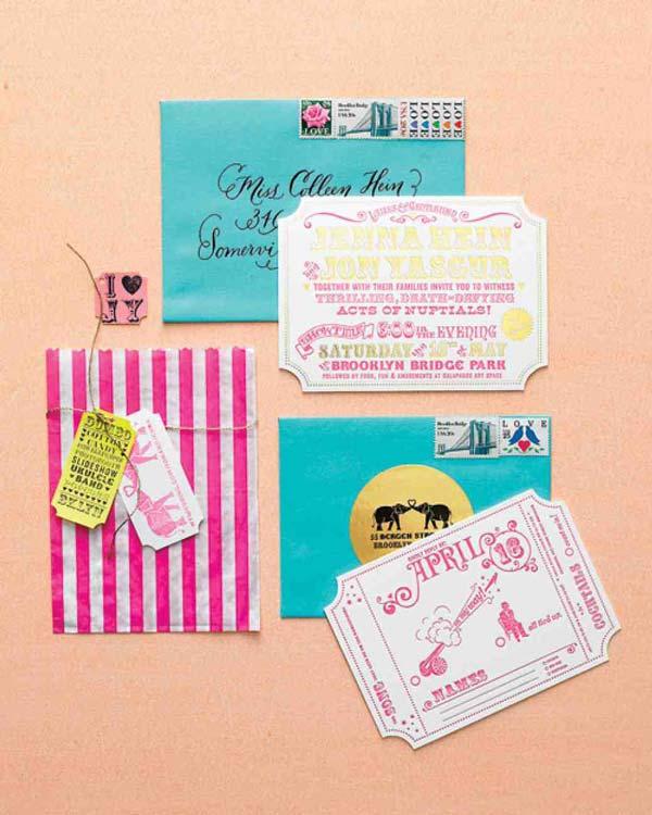 Invitaciones de boda.
