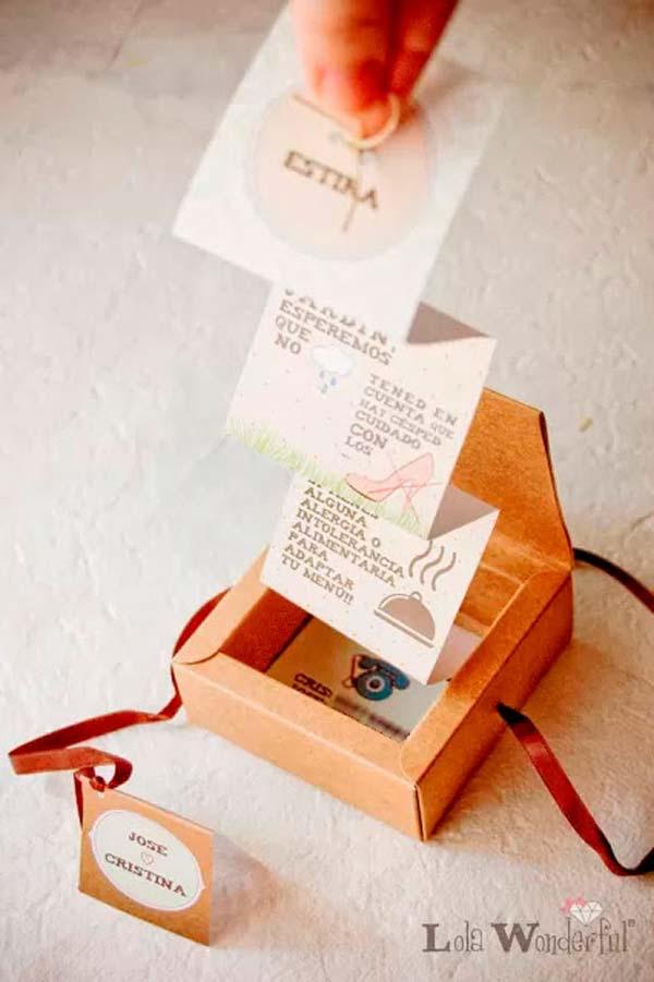 Invitación de boda.