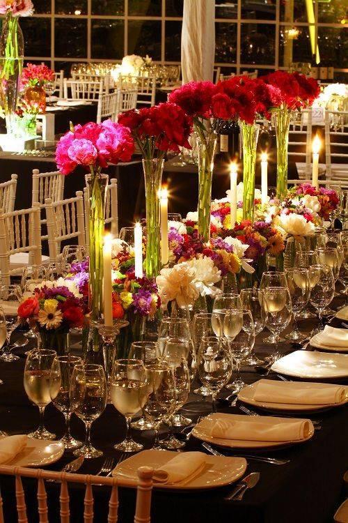 12 centros de mesa para bodas florales, sencillos y económicos | Bodas