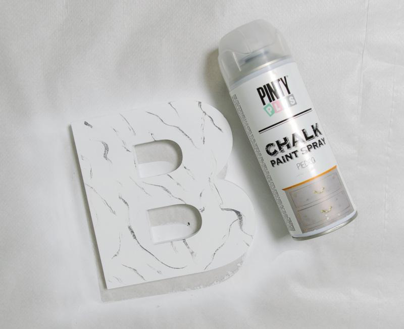 Marmoleado sin agua pintyplus chalk spray paint piedra