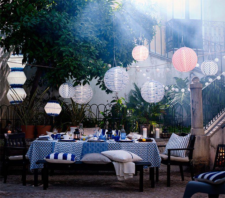 complementos de exterior farolillos ikea