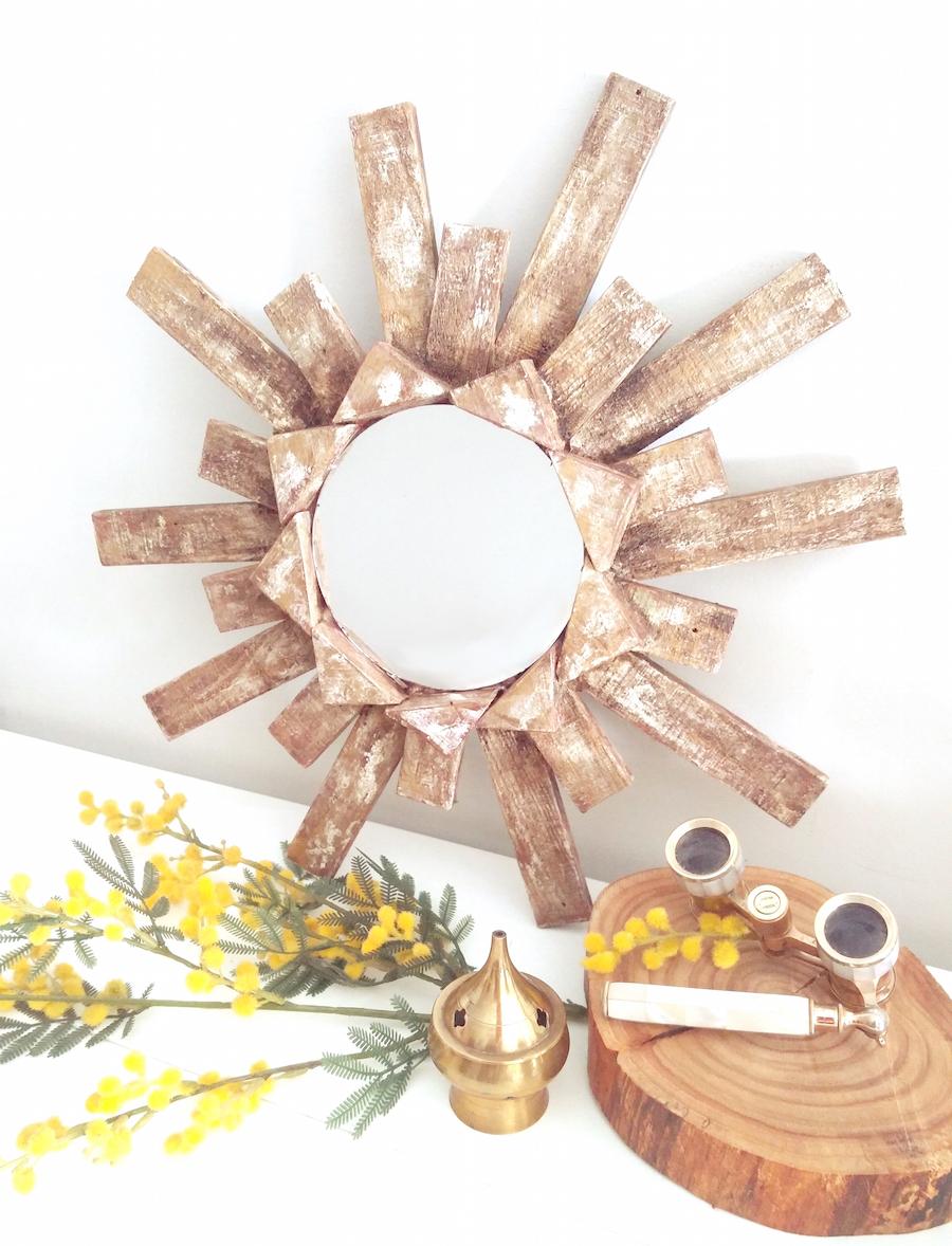 espejo sol diy