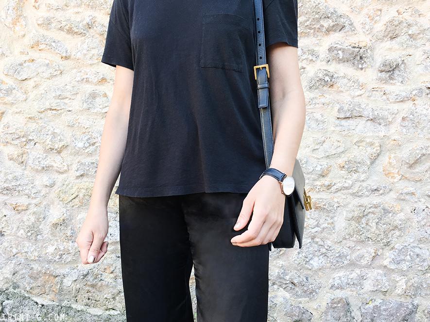 Trini | Acne Studios t-shirt Reformation pants Hermes Oran sandals