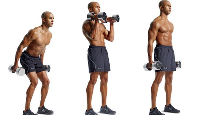 entrenamiento extremo de cuerpo completo con mancuernas