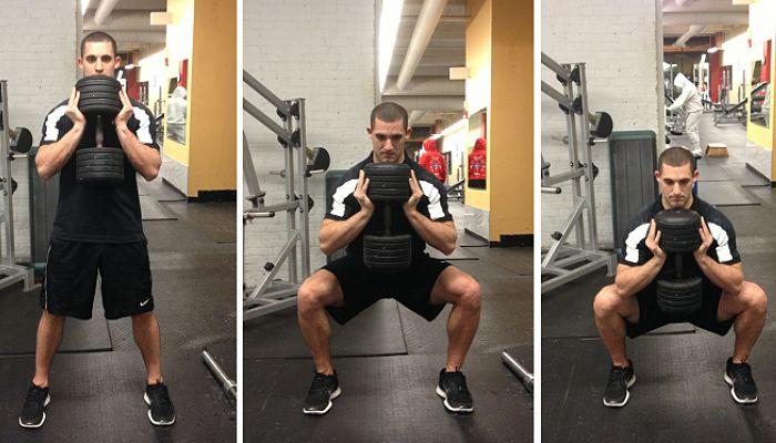 El entrenamiento con mancuernas