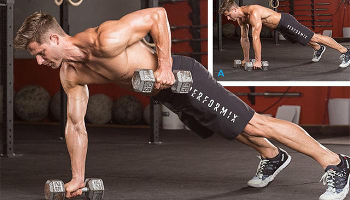 El entrenamiento extremo de cuerpo completo con mancuernas