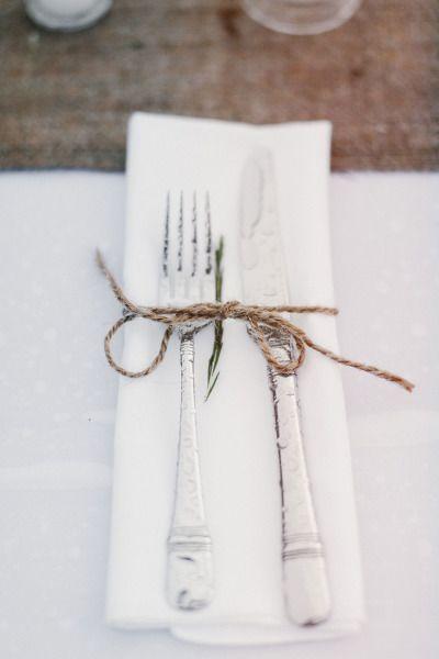 Comida al aire libre - tablesetting