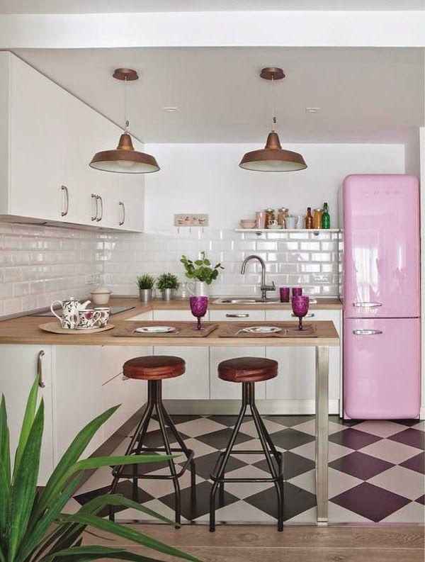 suelo damero cocina