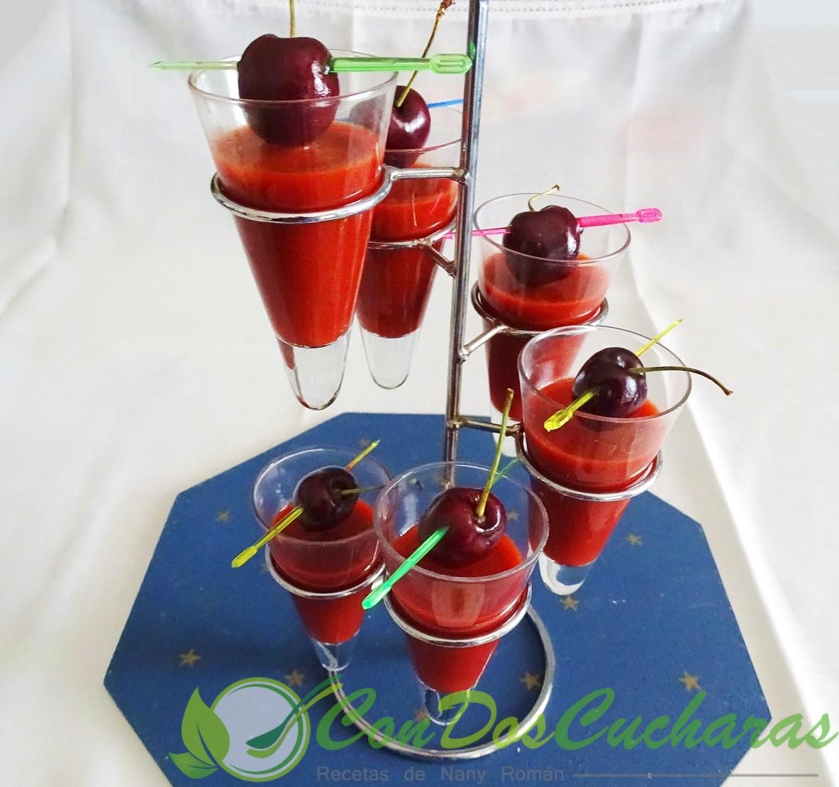 Gazpacho de cerezas