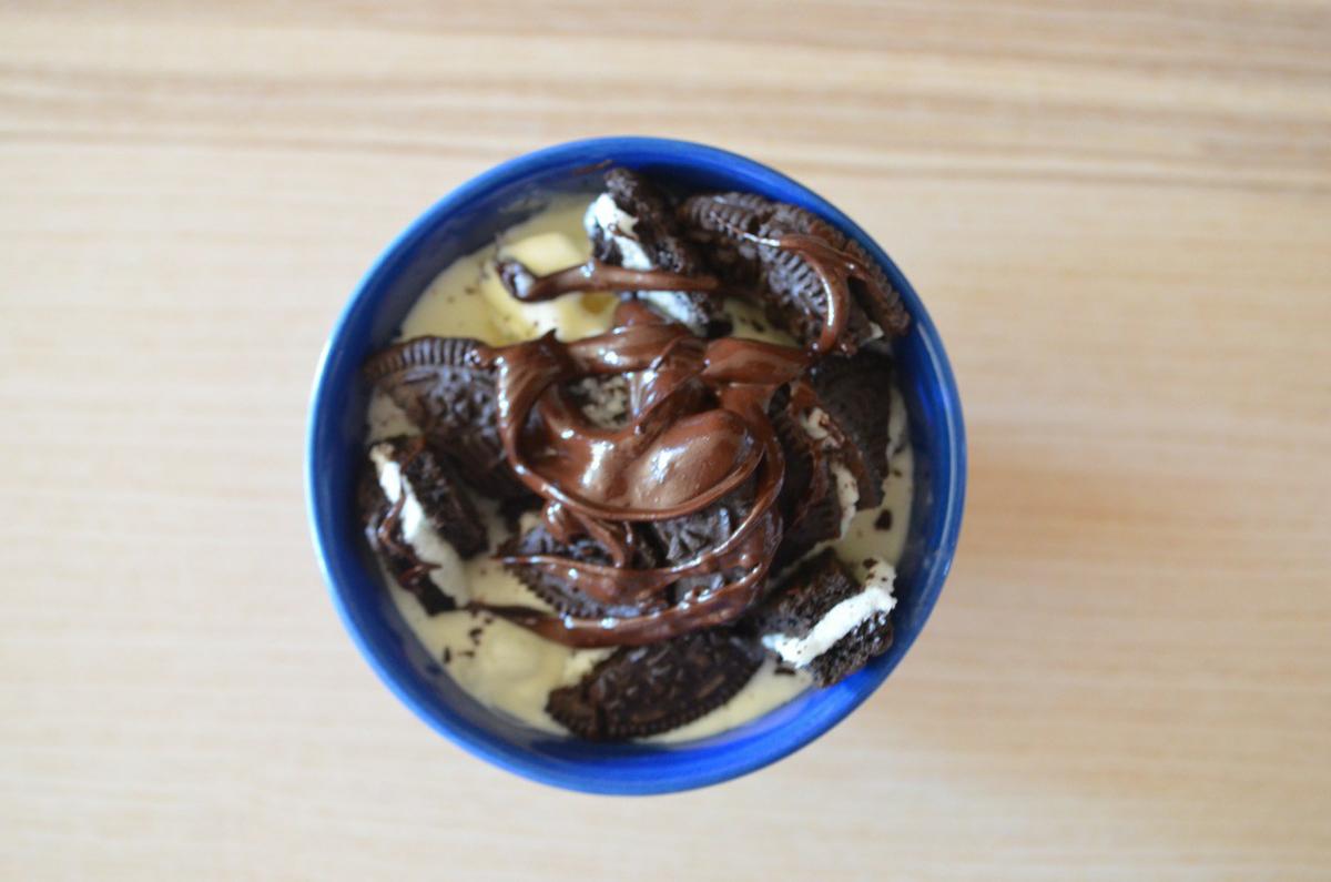 Helado McFlurry casero