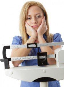 mujer que no puede perder peso