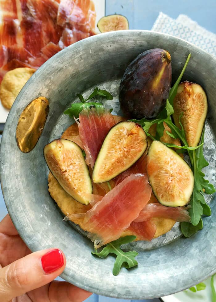 Coca de jamón ibérico por Pintando las Nubes