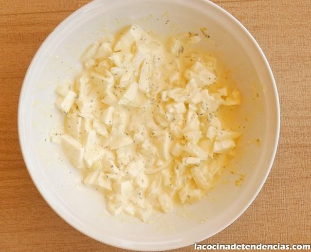 Salsa casera para patatas chips