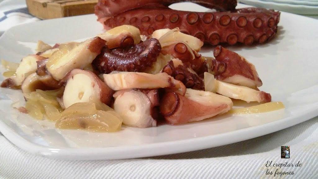 pulpo encebollado
