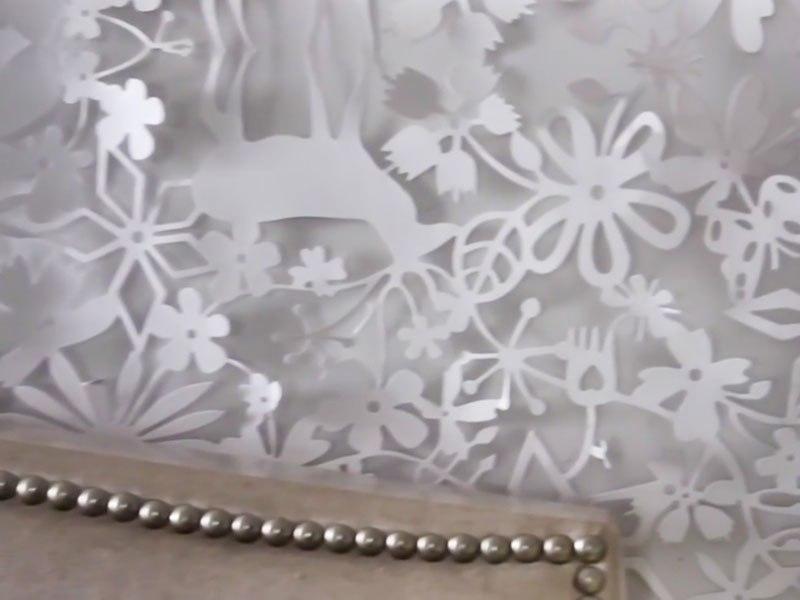 recortes de papel para adornar la pared